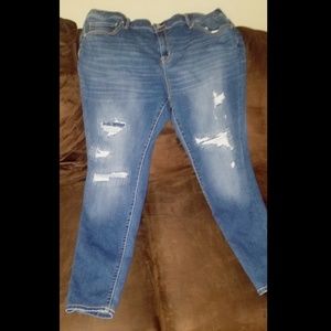 Ava and Viv skinny stretch jeans size 20 wide